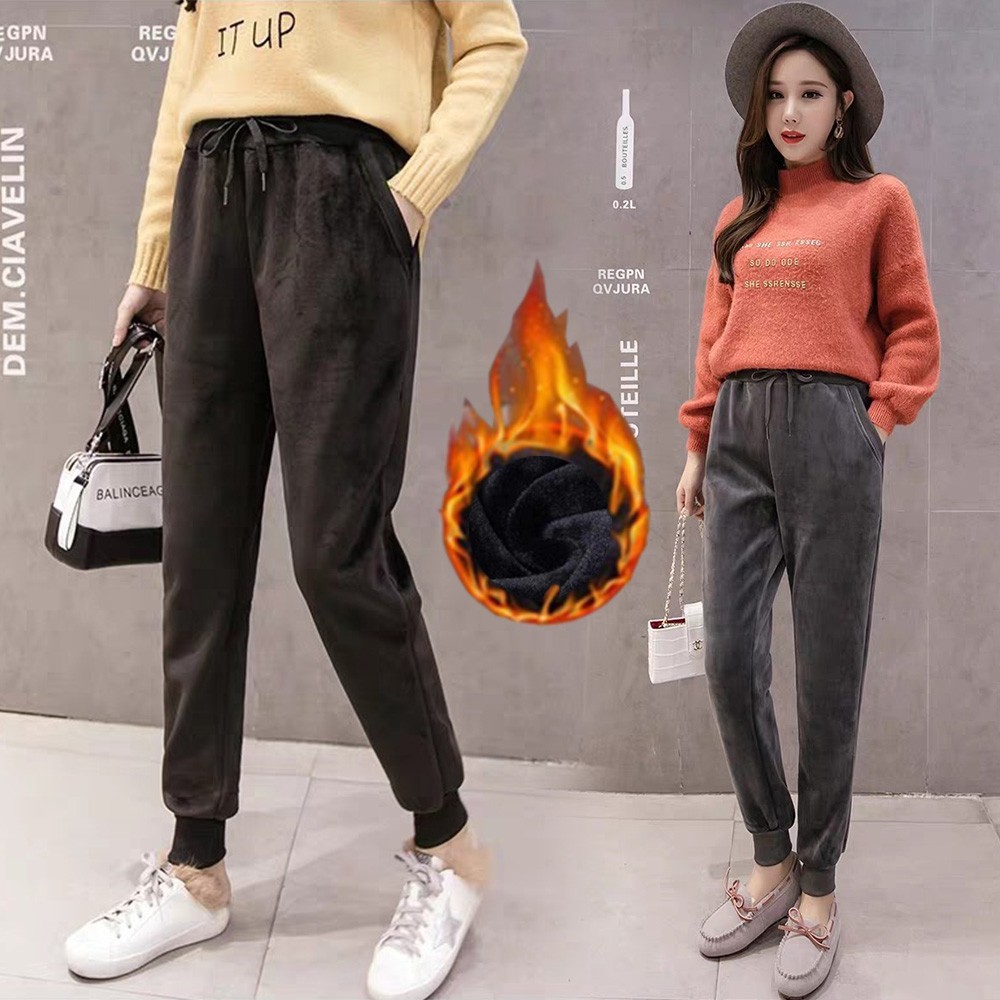 KARAKOREA 90 Yena Velvet Pants