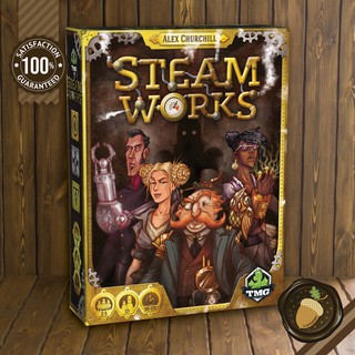 Steam Works บอร์ดเกม คู่มือภาษาอังกฤษ (Boardgame บอร์ดเกม การ์ดเกม เกม)