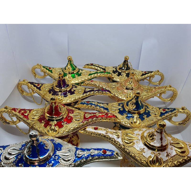 ตะเกียงอาลาดินใหญ่ Aladdin lamp สำหรับวางกำยาน ตั้งโชว์ ประดับตกแต่งบ้าน ราคา ถูกที่สุด ดีลบีเคเค แกลเลอรีภาพที่ 9