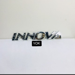 โลโก้คำว่าINNOVAติดท้ายรถToyotaราคาต่อชิ้น