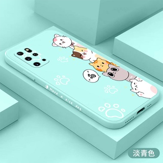 เคสซิลิโคน TPU ลายแมวน่ารัก ขอบตรง สําหรับ Vivo V17 Vivo V19 Vivo Y71 4G Vivo Y75 5G Vivo Y53 Vivo Y55 Vivo Y69