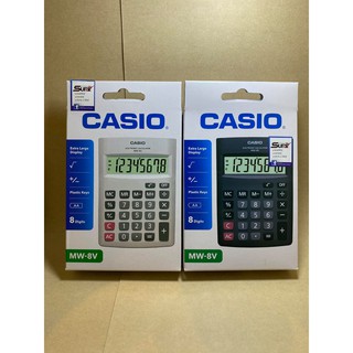 เครื่องคิดเลข Casio MW-8V  ของแท้100% รับประกัน 2 ปี