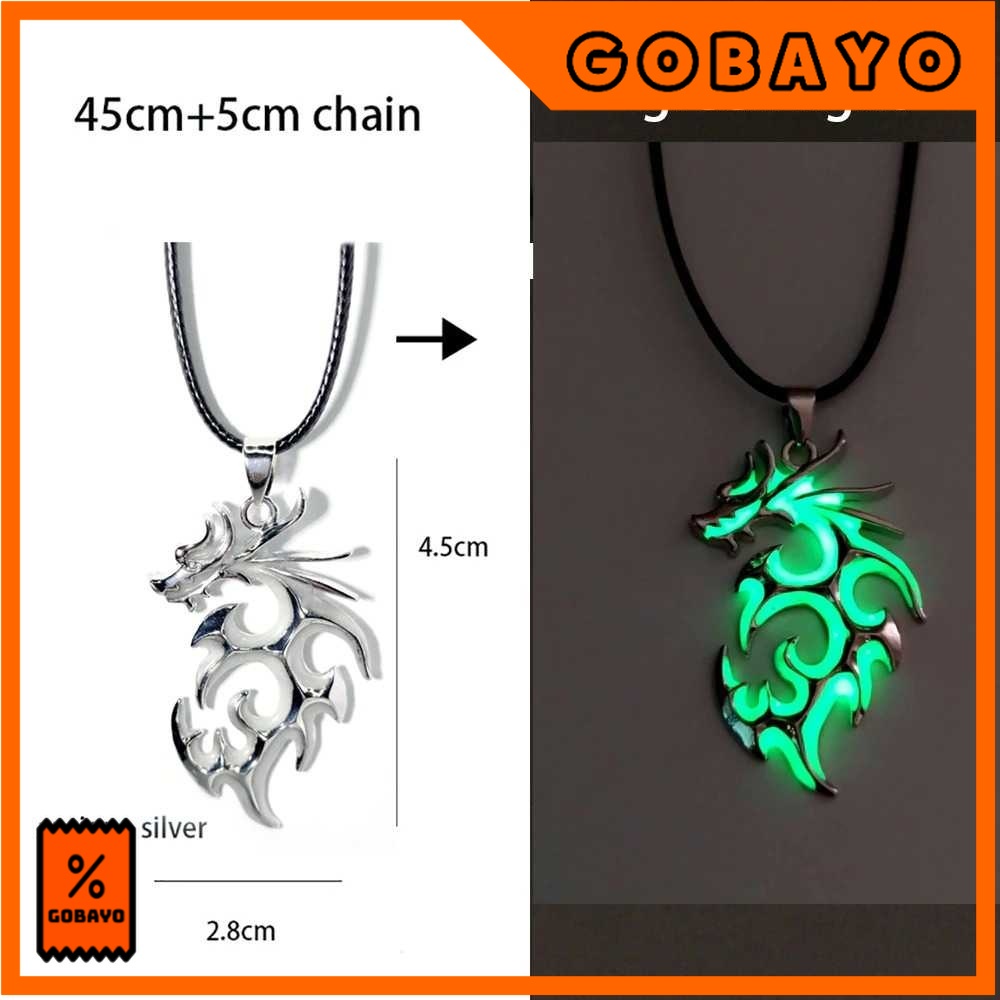 Ltr สร้อยคอเรืองแสงเรืองแสงในสร้อยคอสีเข้ม - NY042