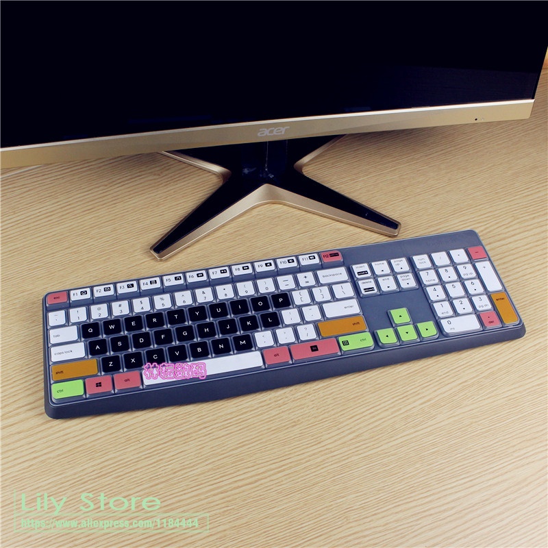 For Logitech MK235 K235  MK315 K375S Silicone mechanical Wireless Bluetooth Desktop keyboard Cover Protector Dust Cover