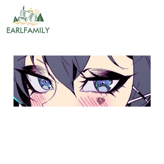 Earlfamily สติกเกอร์ ลายการ์ตูนอนิเมะ Sakurajima Mai น่ารัก กันรอยขีดข่วน สําหรับติดตกแต่งรถยนต์ 13 ซม. x 4.8 ซม.