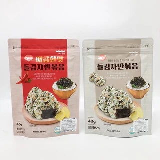 ⭐ สาหร่ายเกาหลี ⭐ KOREA SEAWEED 40g รสธรรมดา และ รสเผ็ด สาหร่ายโรยข้าว 김자반 สาหร่ายปรุงรส ผสมงาขาว