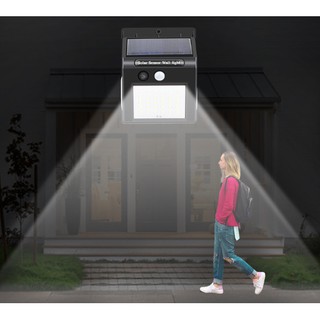 Solar motion sensor light ไฟติดผนังรั้วบ้าน เซ็นเซอร์ ไฟโซล่าเซลล์ ไฟฉุกเฉิน ใช้พลังงานแสงอาทิตย์ 20 LED