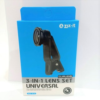 ziz-it 3in1 lens set เลนส์ คลิป Universal มือถือ