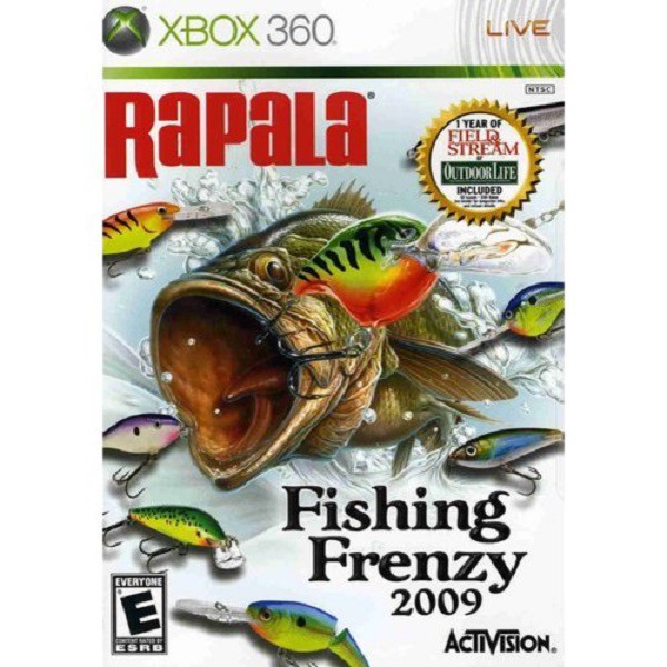 แผ่น XBOX 360 : Rapala Fishing Frenzy 2009 ใช้กับเครื่องที่แปลงระบบ JTAG/RGH