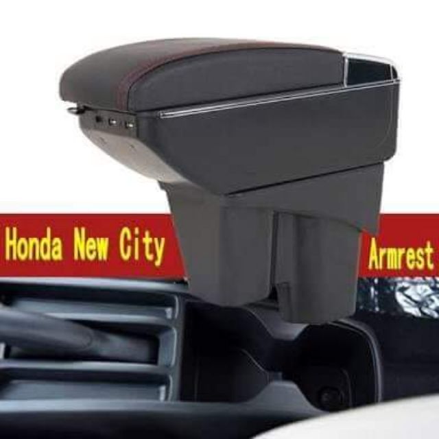 Honda City 2003 - 2024 ที่พักแขนusb ตรงรุ่นแท้100% เป๊ะ ไม่เจาะรถ