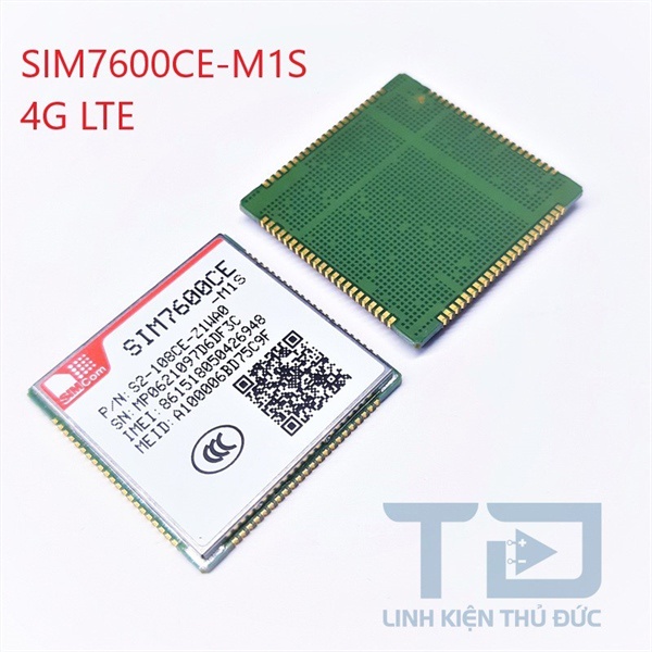 วงจร SIM7600CE-M1S รองรับ 4G LTE-CAT 4 GPS MODULE การเชื่อมต่อ SIMCOM