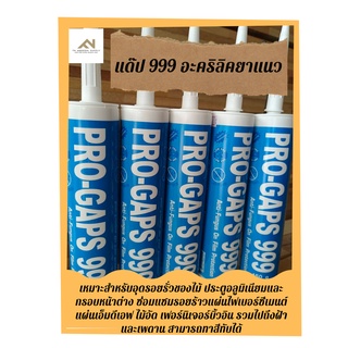 แด๊ป 999 อะคริลิคยาแนว (Pro-Gaps 999)แด๊ปอะคริลิคเบสน้ำ เหมาะสำหรับอุดรอยรั่ว No.1