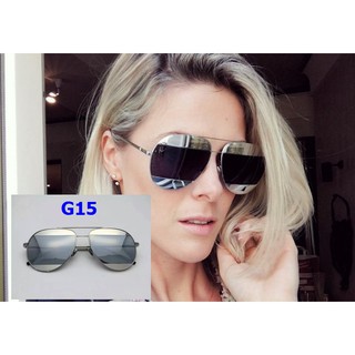 GAMT Double Color Aviator Sunglasses For Silver Frame Silver Lens ของแท้