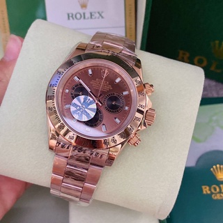 นาฬิกาข้อมือ Rolex watch  สายเลสสี Everose Gold