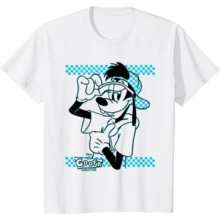 เสื้อยืดผ้าฝ้ายพรีเมี่ยม เสื้อยืด พิมพ์ลายภาพยนตร์ดิสนีย์ A Goofy Max Goof 90s