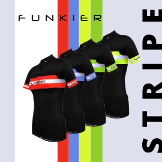 เสื้อจักรยานผู้หญิง Funkier Stripe Collection