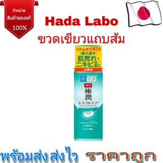 Hada Labo Blemish &amp; Oil Control Pole Jun Hydrating Lotion 170mL (ขวดเขียว)สำหรับสาวที่เป็นสิวง่าย ช่วยลดการอักเสบ