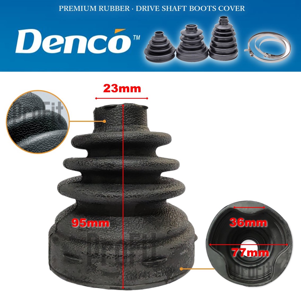รับประกัน 1M Nissan M20L NV200 Latio C11 1.8 Livina L10 1.8 Serena C26 23mm - 77mm Denco Drive Shaft