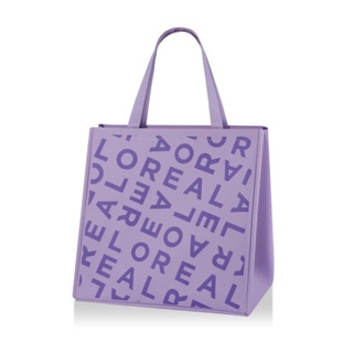 (2 สี สวยมาก) กระเป๋าผ้าชายหาด LOréal COLORFUL SUMMER TOTE BAG