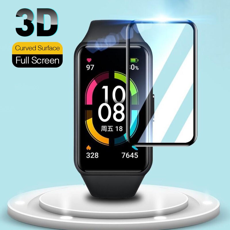 ฟิล์มกันรอยหน้าจอโค้ง 3 มิติ สําหรับ Huawei Band 6 / Honor Band 6 Smart Watch