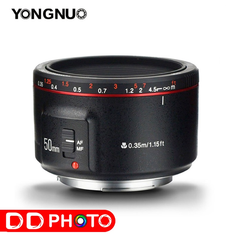 Lens Yongnuo YN 50mm f1.8 II for Canon EF (Black)  ประกันศูนย์ในไทย