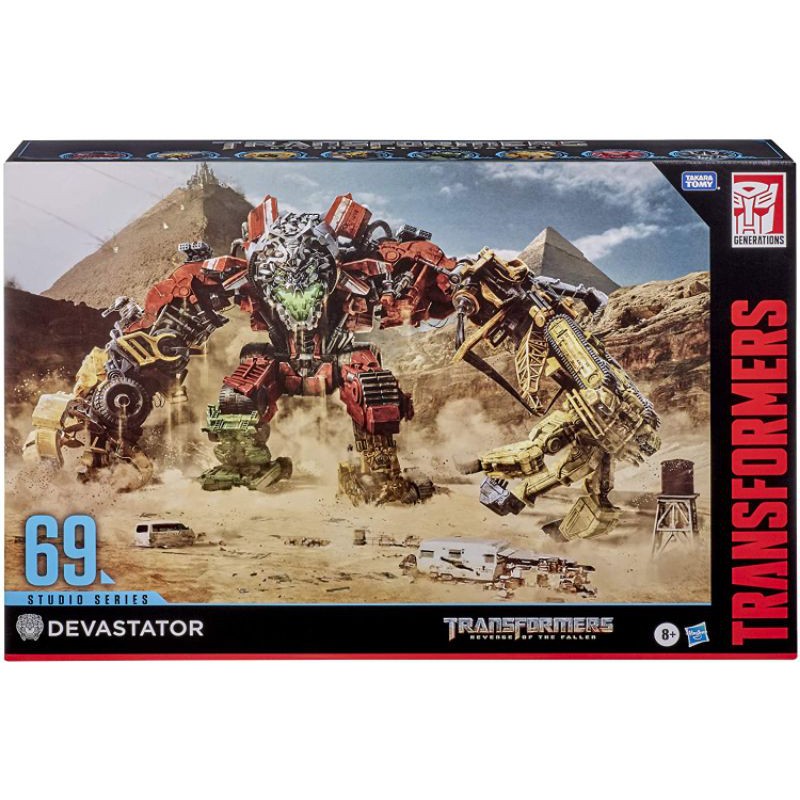 Transformers Studio Series 69 Revenge of The Fallen Devastator Constructicon Action Figures 8-Pack