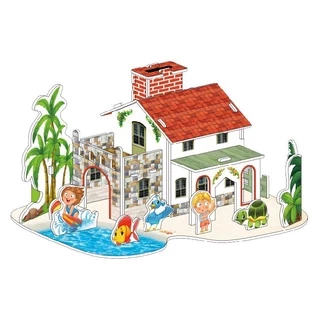 ของเล่นตัวต่อ โมเดลรถยนต์ 3D แฮนด์เมด DIY ตัวต่อกระดาษ