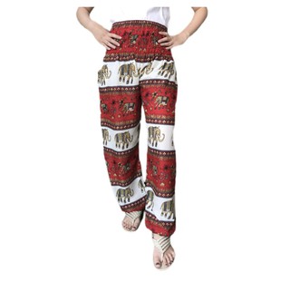 กางเกงช้าง กางเกงโยคะ กางเกงกระโปรง Thai  Elephant pants Palazzo pants Yoga Pants THE34