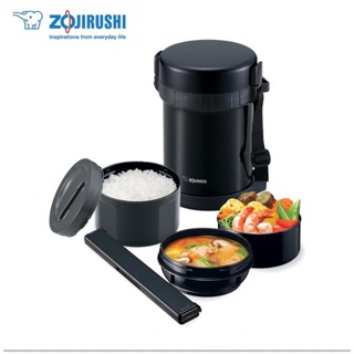 Zojirushi Lunch Jar ปิ่นโตอาหารสูญญากาศเก็บความร้อน รุ่น SL-GH18 BA (สีดำ)