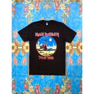 ผ้าฝ้าย 100%🎸IRON MAIDEN เสื้อวง Iron Maiden สินค้านำเข้า ลิขสิทธิ์แท้S-3XL