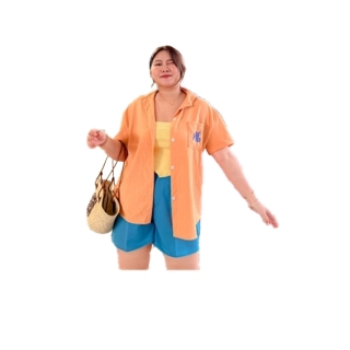 โปรโมชั่น : Eva shirt เสื้อเขิ้ตแขนสั้นปัก Mh - merryhouse