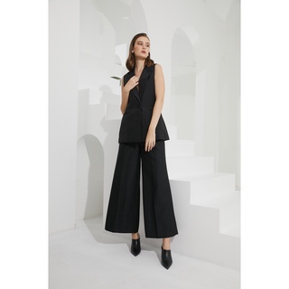 Long Culotte Pants | เสื้อผ้าแฟชั่นผู้หญิง กางเกง กางเกงขายาว กางเกงเอวสูง