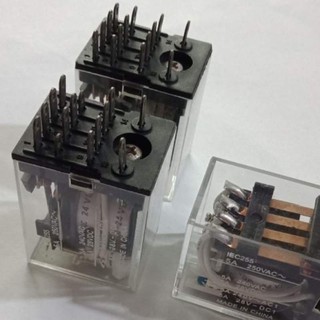 MY4N 24VDC 14ขารีเลย์ 24V 14ขาMY4N DC24V 4คอนแทค5A 250VAC RELAY 24Vสินค้าคุณภาพดีราคาถูก(แพ็ค10ตัว)