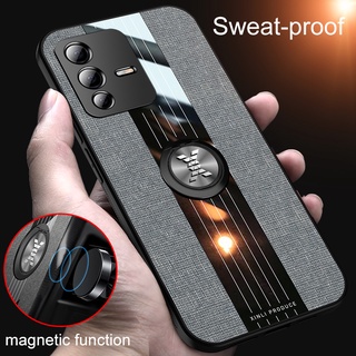 กรณี Vivo V23 5G พลาสติกแบบแข็ง Armor Shockproof Stand Phone Case Vivo V23 VivoV23 5G Back Cover