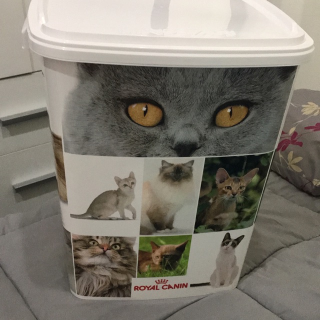 ถังใส่อาหารแมว royal canin ไซส์ 10-15 กิโลกรัม