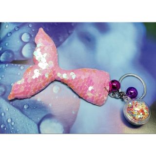 พวงกุญแจหางนางเงือก Mermaid Tail Keychain