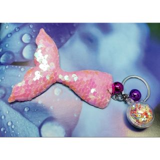 พวงกุญแจหางนางเงือก Mermaid Tail Keychain