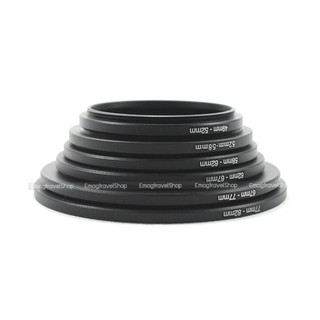 Step Ring แหวนเปลี่ยนขนาดหน้าเลนส์ เปลี่ยนขนาดฟิลเตอร์ มีหลายขนาด