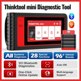 Thinkcar ThinkTool เครื่องสแกนเนอร์วินิจฉัยรถยนต์ OBD2 ECU EOBD ขนาดเล็ก