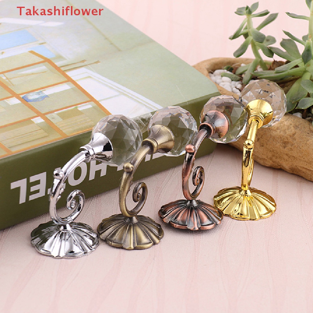 แนะนำ ผ้าม่าน (Takashiflower) ตะขอโลหะคริสตัล สําหรับแขวนผ้าม่าน 2 ชิ้น ราคาพิเศษ มีเก็บเงินปลายทาง