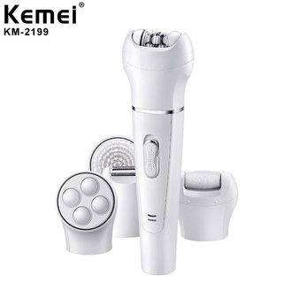 พร้อมส่ง KEMEI KM-2199 5 IN 1 บิกินี่ Elestric เครื่องกำจัดขน Depilator Remover สำหรับ Lady ความงามชุด