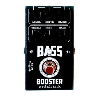 Bass Booster | PedalTank เอฟเฟกต์สำหรับมือเบส (ลูกบิดสีดำ)