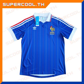 France เสื้อทีมชาติฝรั่งเศส 1982 เสื้อบอลฝรั่งเศส เสื้อฝรั่งเศสย้อนยุค