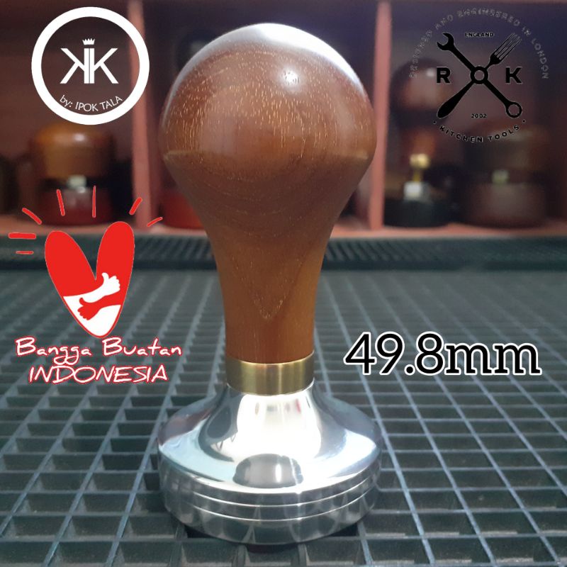 MESIN 49.8 มม.กาแฟ Tamper กระโปรงอลูมิเนียม Presso Espresso Machine