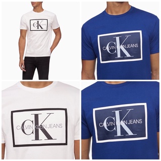 Calvin Klein Square logo Tees 100% Authentic