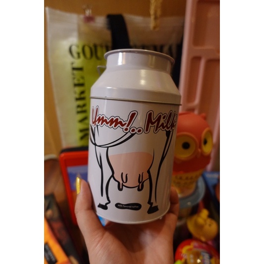 [มือ1] กระปุกออมสิน ใส่ของ ลาย umm milk!