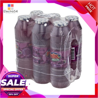 เอ็มแอนด์เค น้ำองุ่น 25% 180 ซีซี X 6 ขวดน้ำผักและน้ำผลไม้M&amp;K 25% Grape Juice 180 ml x 6