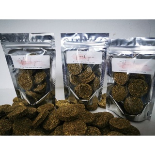 คุ๊กกี้หญ้าอัลฟาฟ่าสับ​ 45กรัม​ หญ้าล้วนไม่ผสมเเป้งเเสนอร่อย