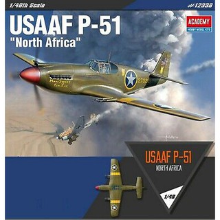 Academy Model 1/48 AC12338 USAAF P-51 " NORTH AFRICA "