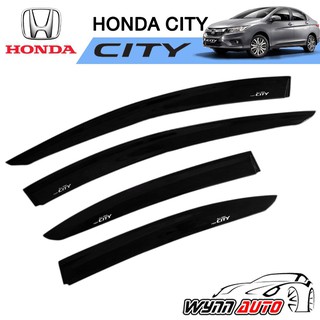 MONDE กันสาดรถยนต์ HONDA CITY ปี 2014-2018 คิ้วกันสาดรถยนต์